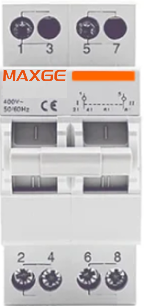 Changeover Switch 63A 2P I-0-II Centre Off 2M