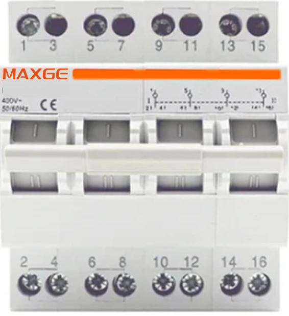 Changeover Switch 63A 4P I-0-II Centre Off 4M