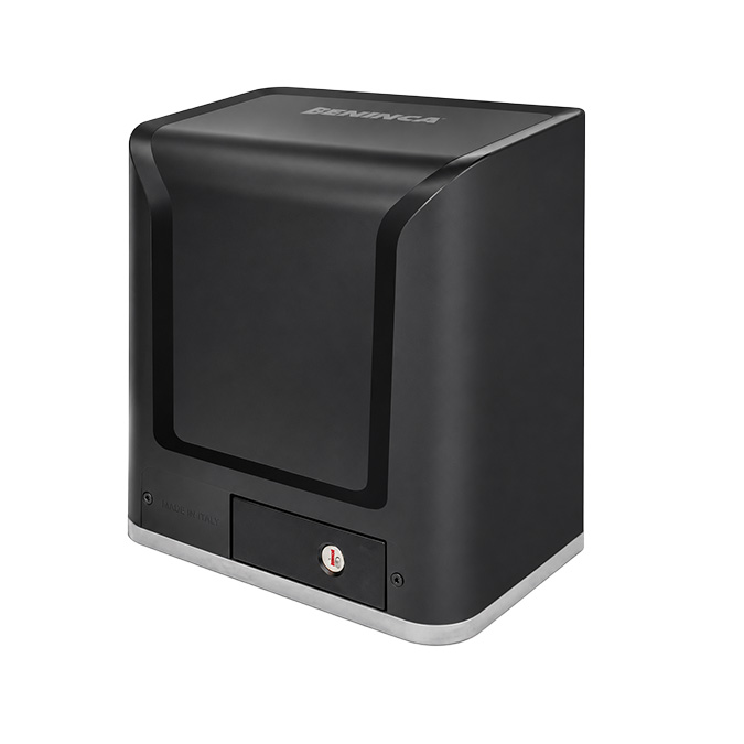 Sliding Gate Motor 24vdc Compact Geared Actuator w. Integrated Control Unit IP44 (Gates = 450kg)