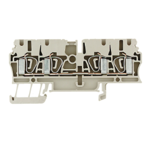 ZDU2.5/4AN Clamp Terminal 2.5mm Beige 2 in 2 out