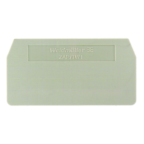 ZAP/TW1 Partition End Plate for ZDU2.5 Beige