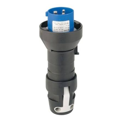 Crouse-Hinds series IEC 60309 hazardous area plug, 16A, 400 Hz, Polyamide, 4-pole, 380-415 Vac
