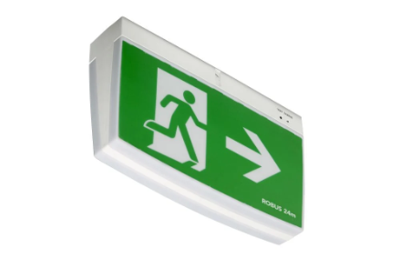 VIVA 4W LED Maintained Emergency Exit Box, Manual Test, LiFePO4 Battery