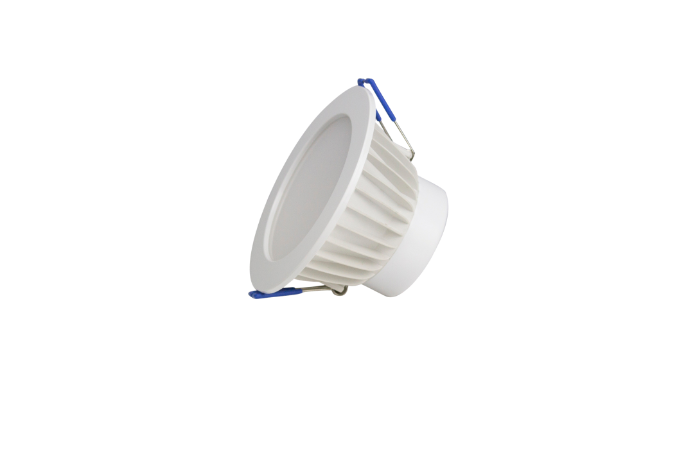 Robus Taylor Downlight Rc9 9W 92mm CCT4 Dim White or Silver Flex & Plug LED replacement for 50W halogen downlight