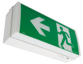 EGRESS 3W Exit Box, Wall Mount, Self Test, LifePo4 Battery
