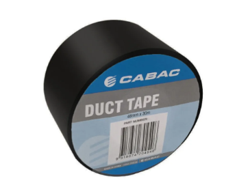 DUCT TAPE BLACK 30M ROLL 48MM WIDE