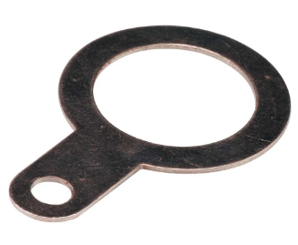 EARTH TAG BRASS 32MM WIDE