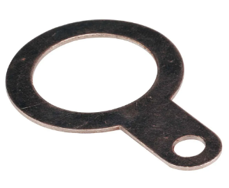 EARTH TAG BRASS 50MM WIDE