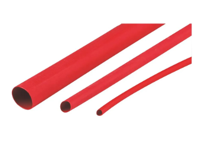 HEATSHRINK THINWALL 6.4MM RED 1.2M