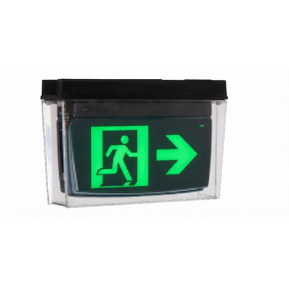 LP Weatherproof Exit, Theatre, Double sided, Pictogram