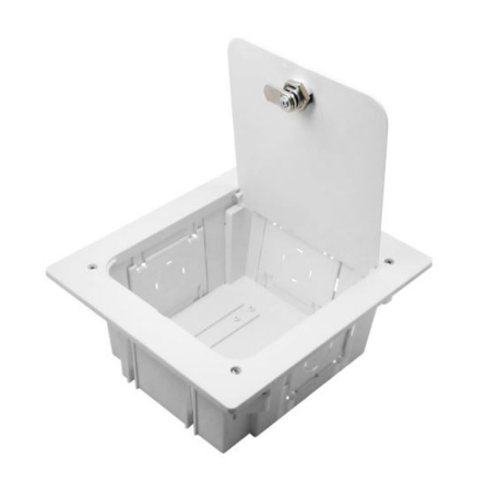 Recessed Entertainment Box Delivering AV, data & power in Wall connectivity. Dimensions: 210 x 240 x 102mm