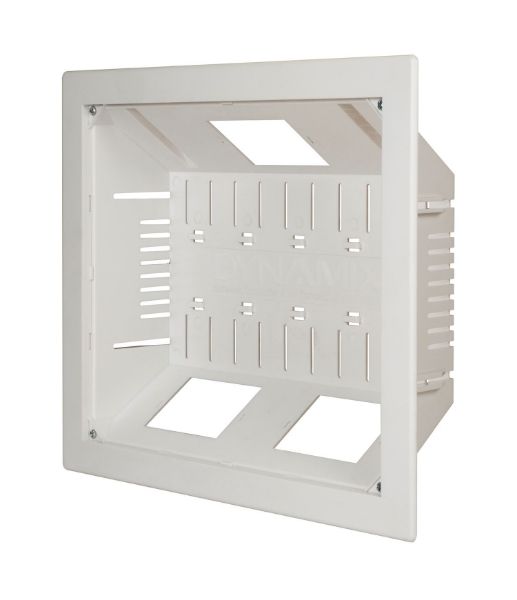 Recessed Entertainment Box Delivering AV, Data & Power in Wall