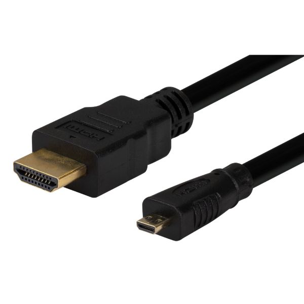 2M HDMI to HDMI MIcro Cable