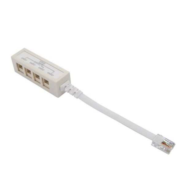 RJ45 Splitter, 4 way Voice
