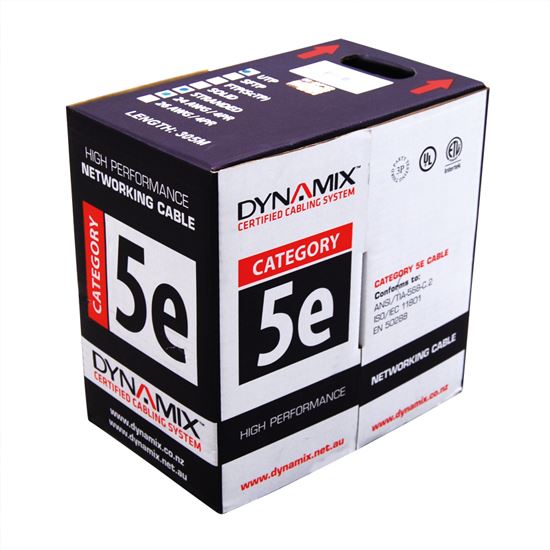 305m Cat5E STP SOLID Shielded Cable Roll, 100MHz