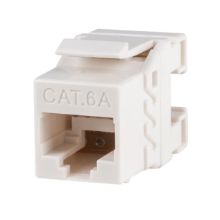 Cat6A UTP Keystone RJ45 Slimline Jack T568A/B Wiring 180 Jack.