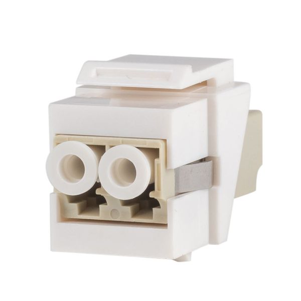 LC Duplex Multimode Slimline Keystone Face Plate