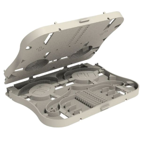Splice Tray 24FO Stackable with Clear White Lid