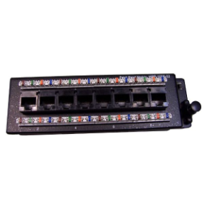 8 Port Cat6 Slimline Patch Panel for HWS range T568A