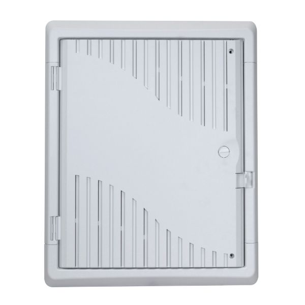 18" Recessed Plastic Network Enclosure, WiFi Ready,