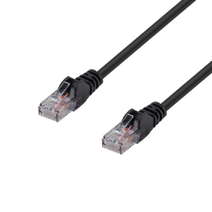 0.3m Cat6 Black UTP Patch Lead