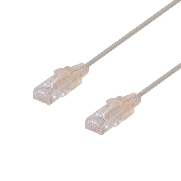 DYNAMIX 1m Cat6A 10G Beige Ultra-Slim Component Level UTP