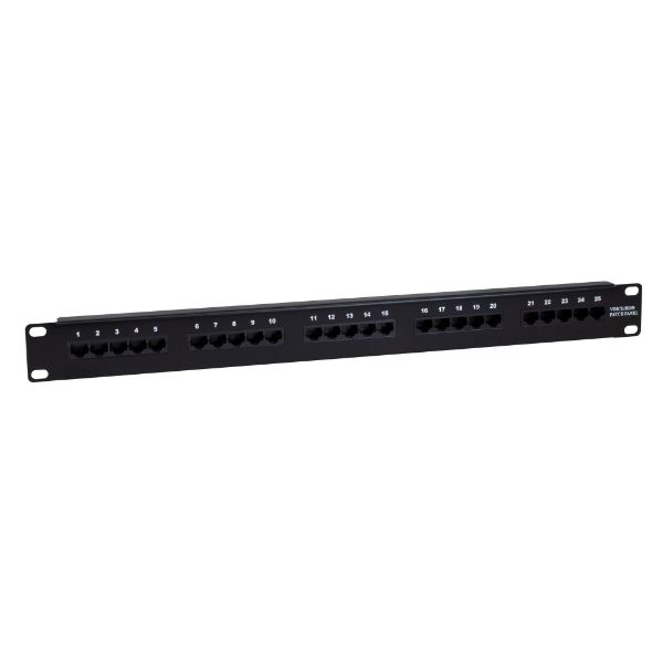 25 Port 19' Voice Rated Patch Panel