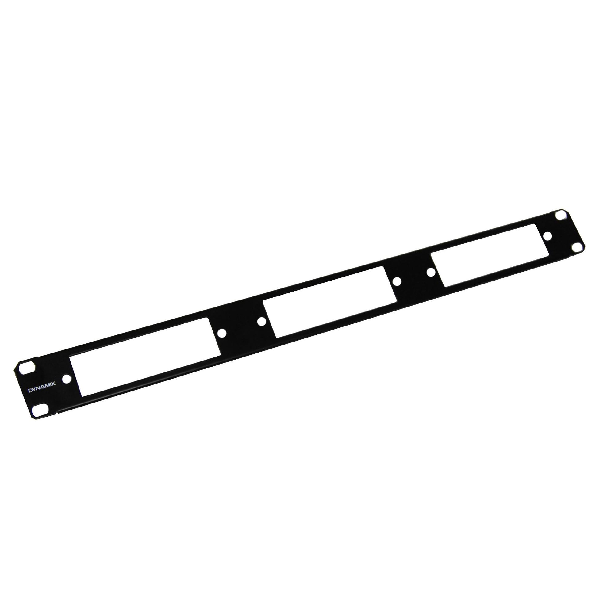 DYNAMIX 1RU 3 Slot MPO / PLC Cassettes, 19' Rail Mount