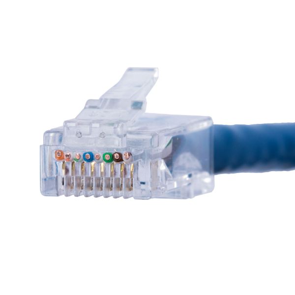Cat6 UTP push through plug,3 prong, 50 u" 20pc pack.
