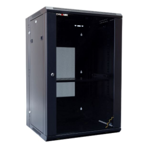 18RU UniverSwing Wall Mount Cabinet. Removable RM supplied Left & Right Hinges.