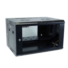 6RU UniverSwing Wall Mount Cabinet. Back mount supplied Left & Right Hinges.