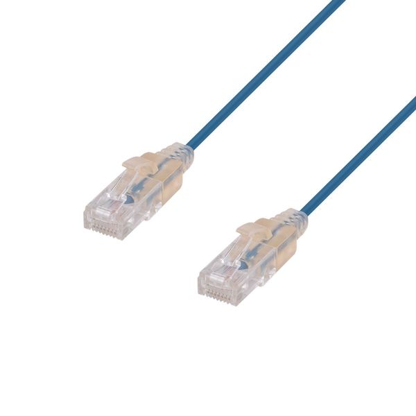 2M Cat6A Blue Slimline Patch Lead (UTP)