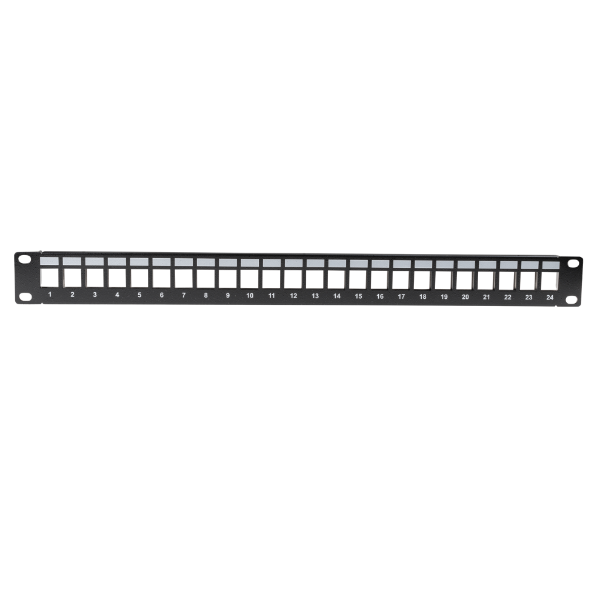 24 Port 19" 1ru UTP Unloaded Patch Panel