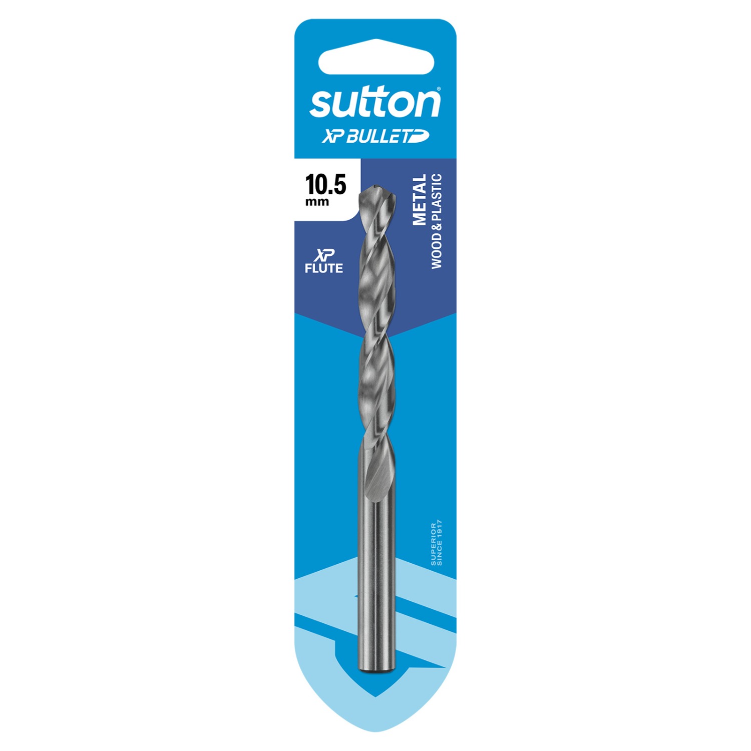 XP Bullet Jobber Drill, D220, HSS, 10.5mm (carded)