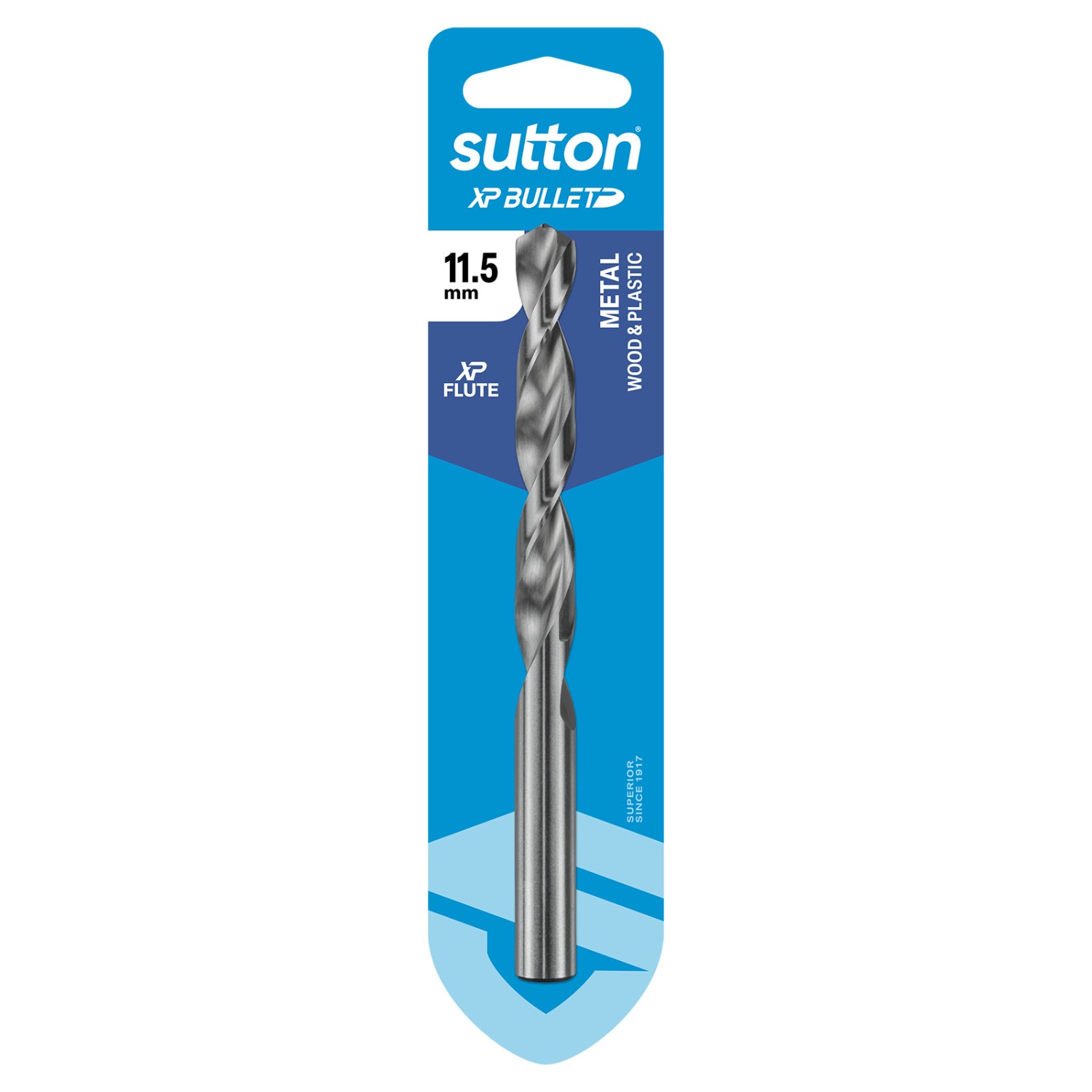 XP Bullet Jobber Drill, D220, HSS, 11.5mm (carded)
