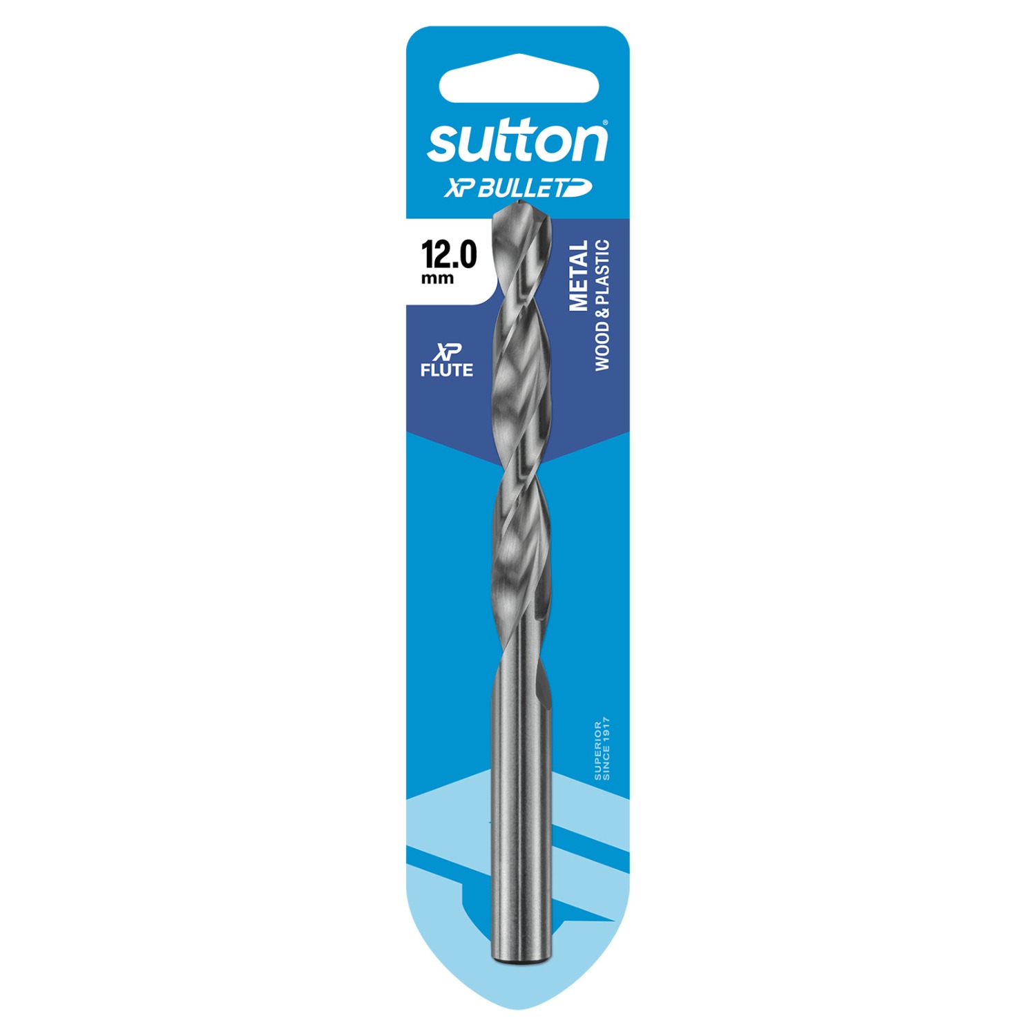 XP Bullet Jobber Drill, D220, HSS, 12.0mm (carded)