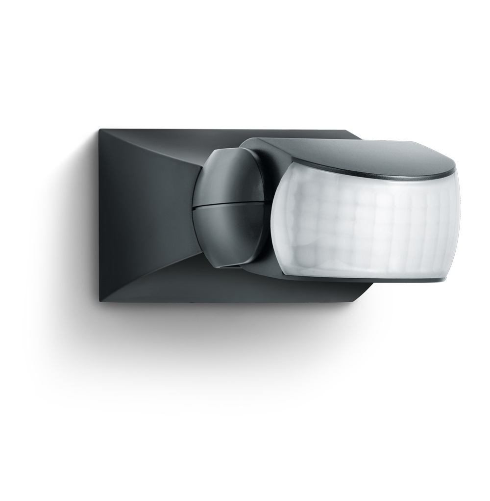 Steinel IS 1 Black 500W 120° Wall/Ceiling 10Mtr Reach IP54