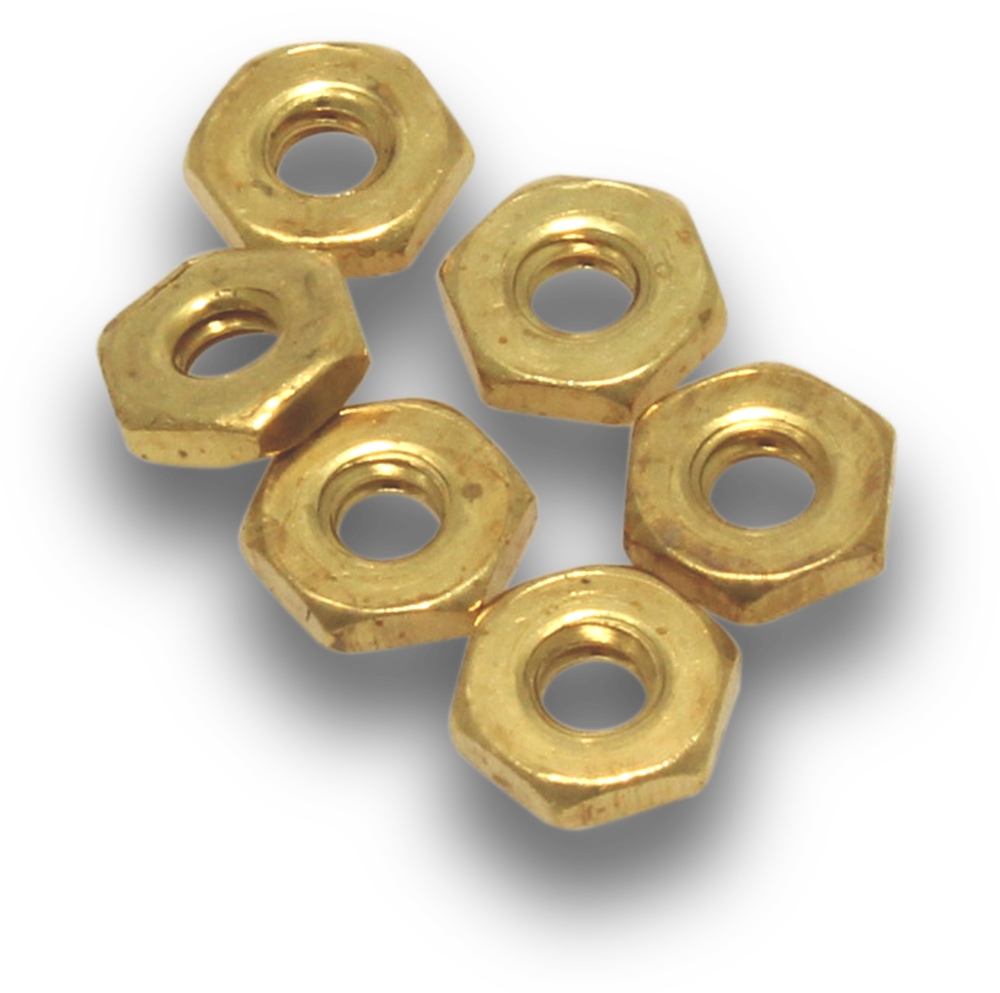 ELMARK Nuts Brass Hex Pressed 5/32" 60 Jar