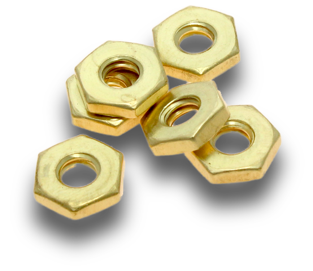 ELMARK Nuts Brass Hex Pressed M6 26 Jar