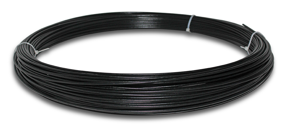 ELMARK PVC Coated Catenary Wire 3.2mm 5kg Black Approx 100mt