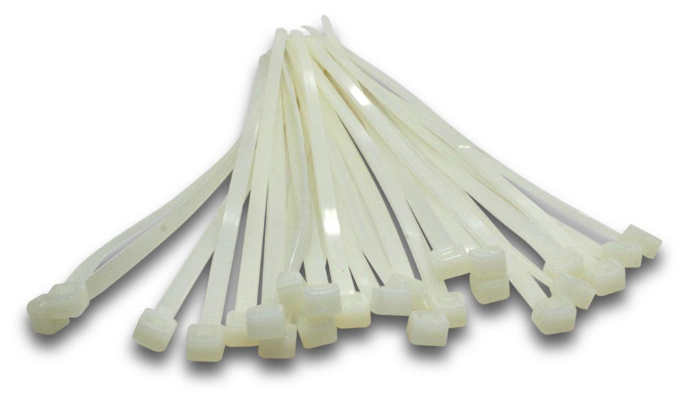 ELMARK Cable Tie 100x2.5mm Natural 1000 Pack