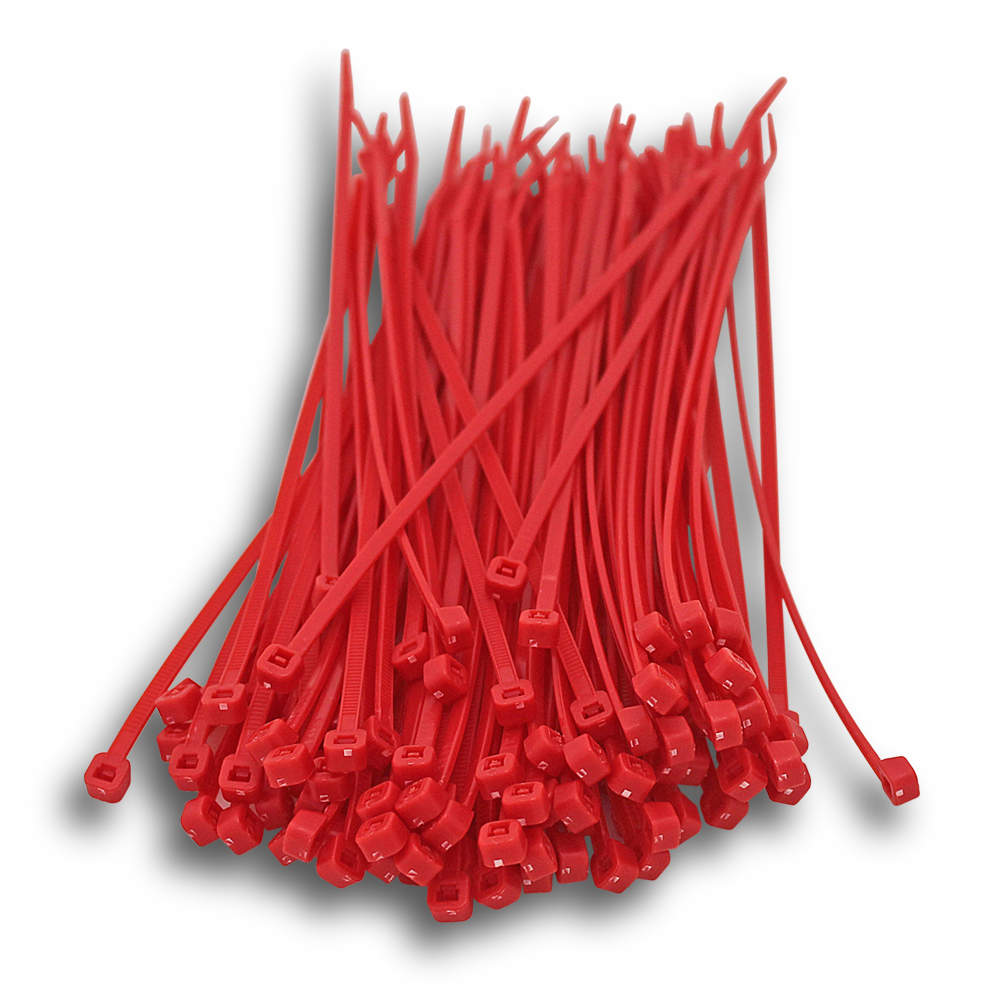 ELMARK Cable Tie 100x2.5mm Red 100 Pack