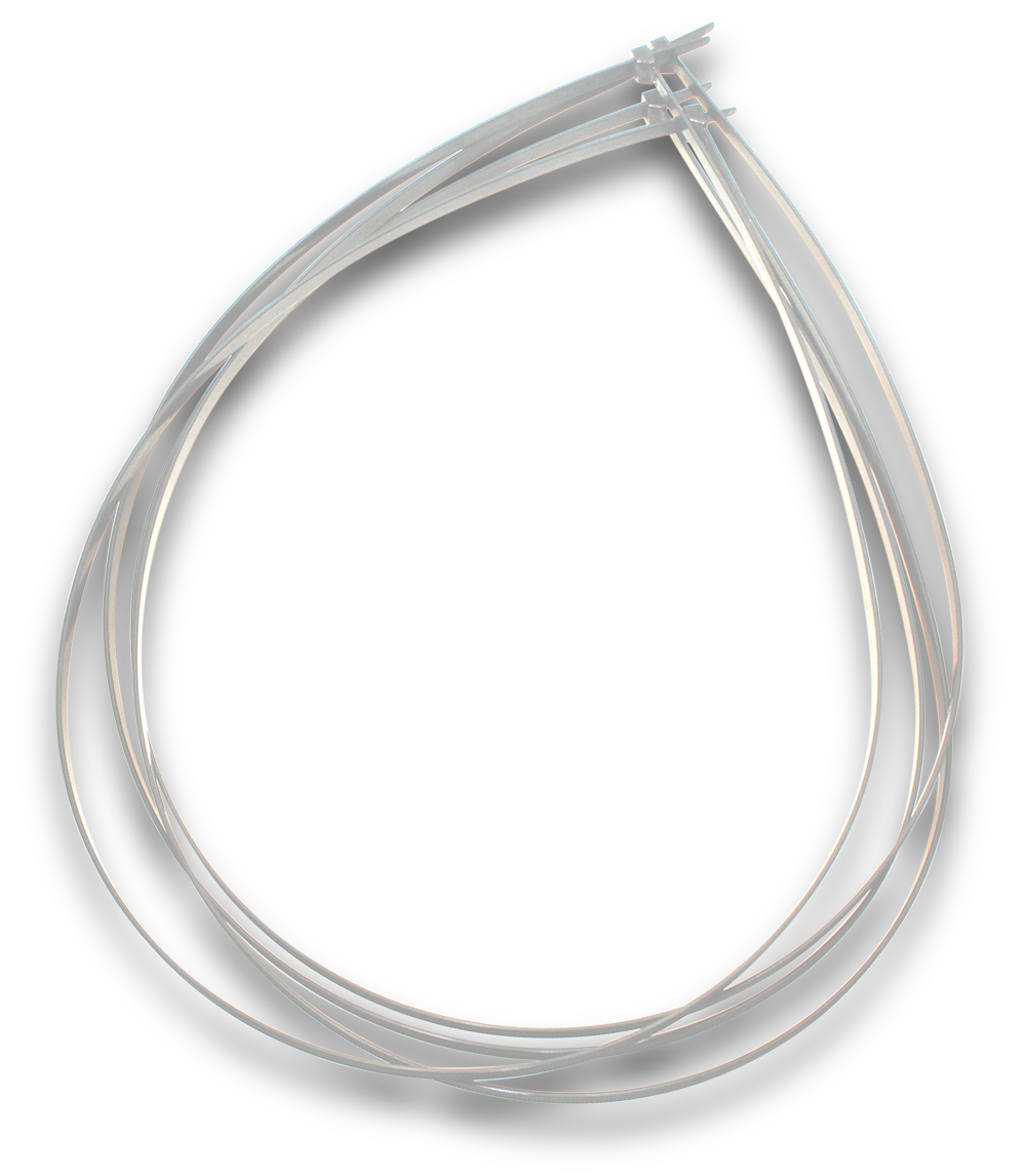 ELMARK Cable Tie 1168x9mm Natural 25 Pack