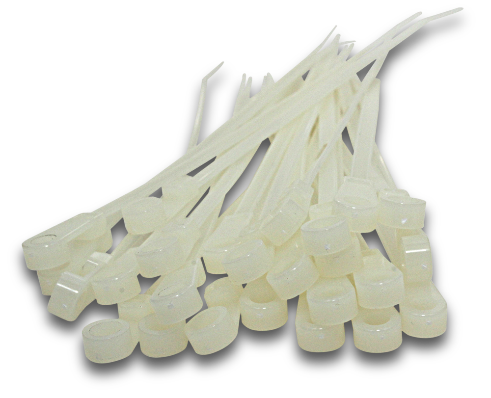 ELMARK Cable Tie Screw Mounting 156x3.6mm 100 Pack