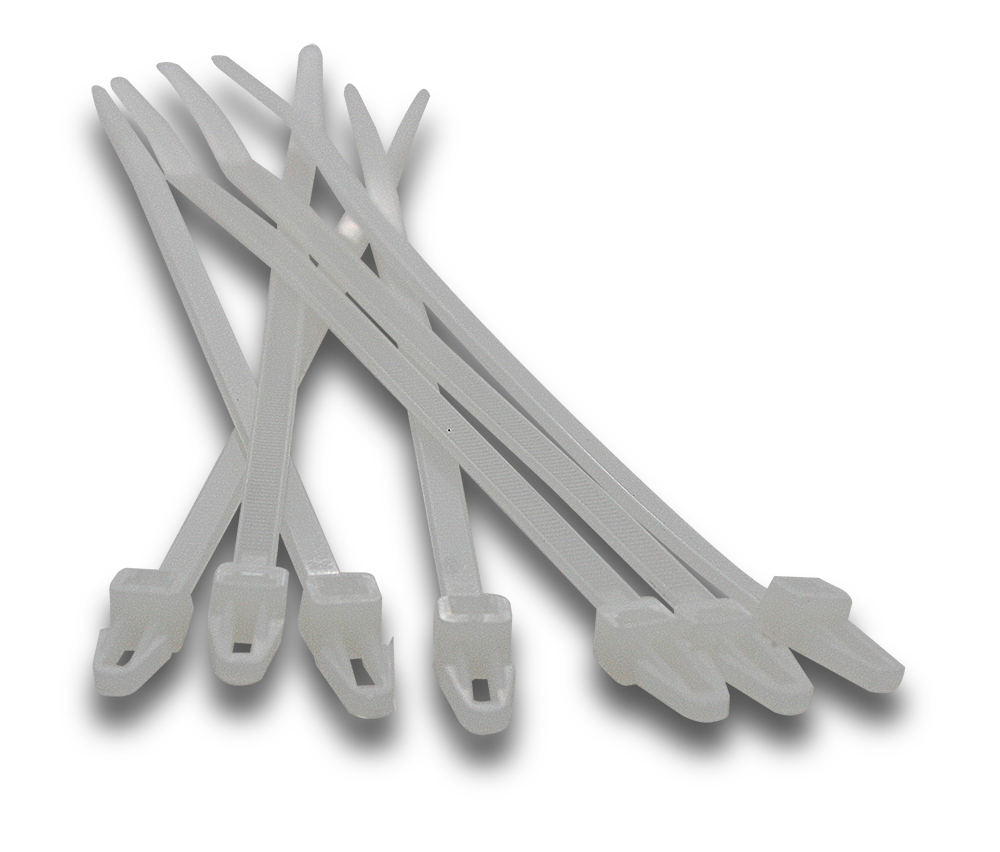 ELMARK Cable Tie Push Mount 155x3.6mm Natural 100 Pack