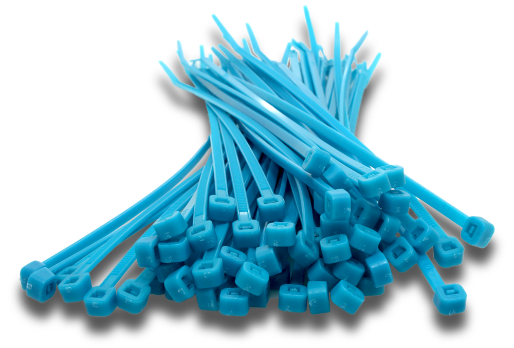 ELMARK Cable Tie 203x4.6mm Blue 100 Pack