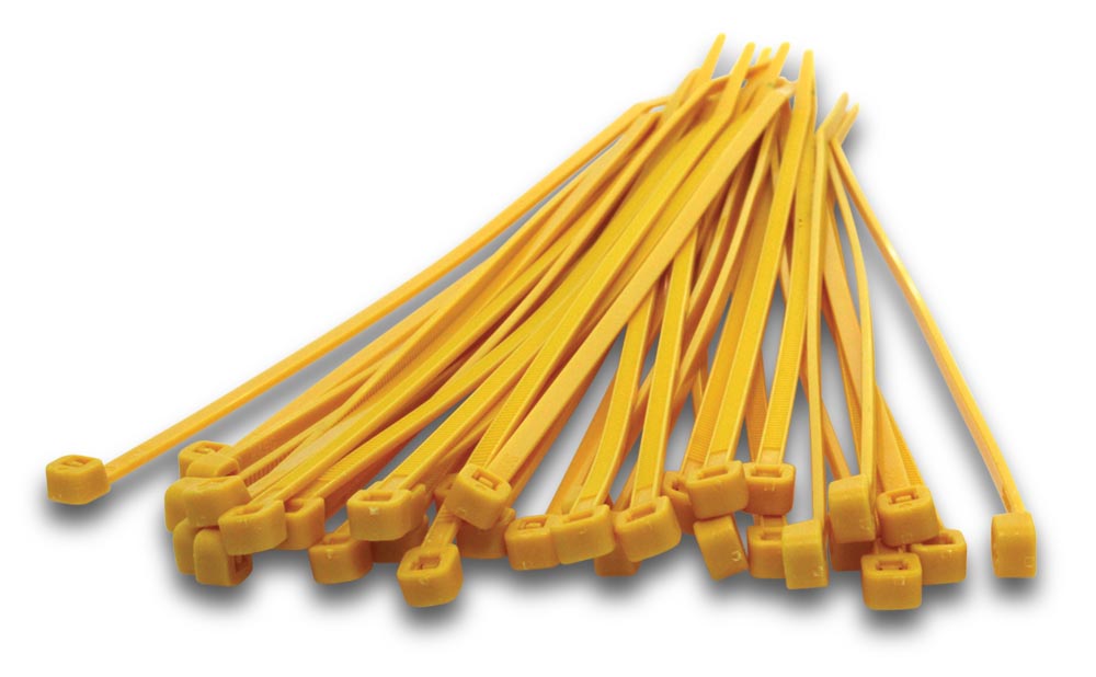 ELMARK Cable Tie 292x3.6mm Yellow 100 Pack