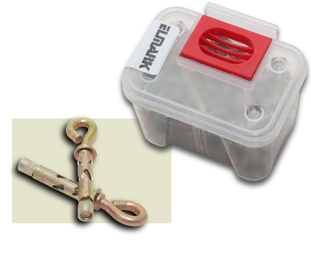 ELMARK Powers Sleeve Anchor Eye 8x45mm 6 Tub