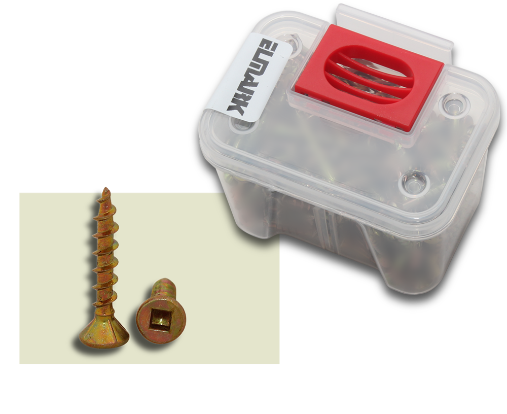 ELMARK Wood Screws SQ Countersunk 8x3/4" 370 Tub
