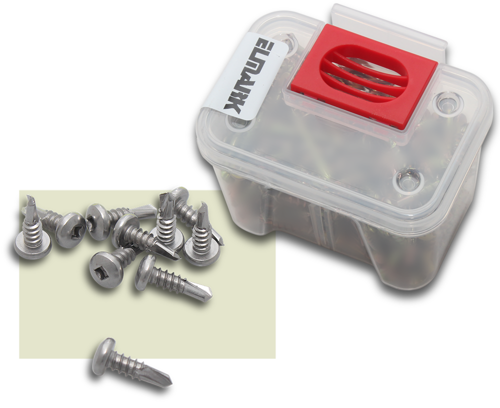 ELMARK Tek Screws Metal SD Stainless  SQ 10x16mm 62 Tub